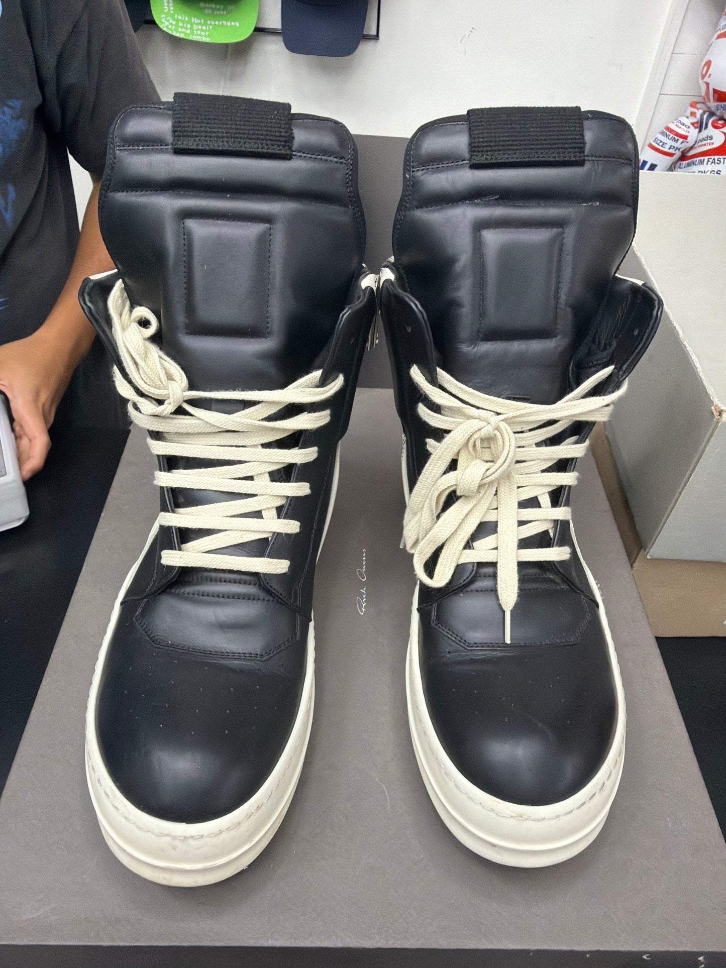 Rick Owen Geobasket Black (U) - 42(9)