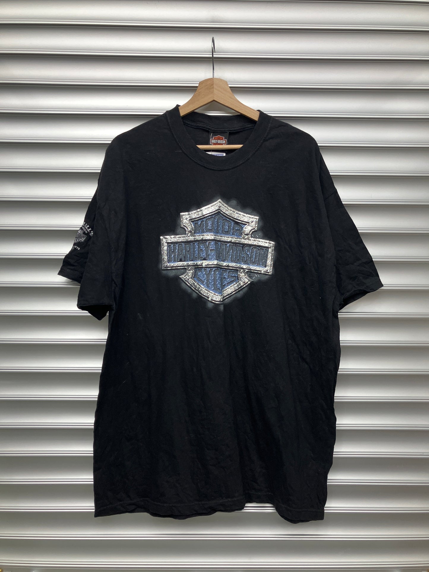 Vintage Harley Blue Plate Tee - XL