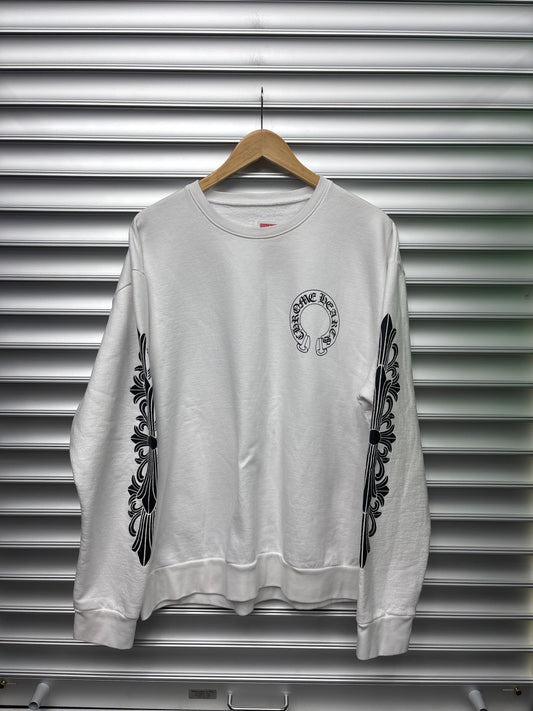 Chrome Hearts Horseshoe White Sweater - L