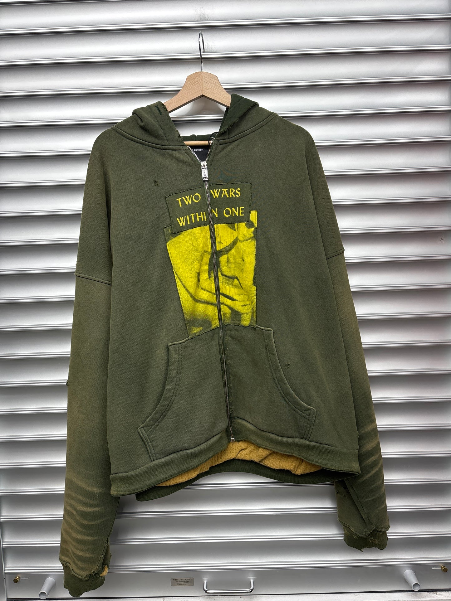 Brand New Green ERD Thermal Hoodie - XXL