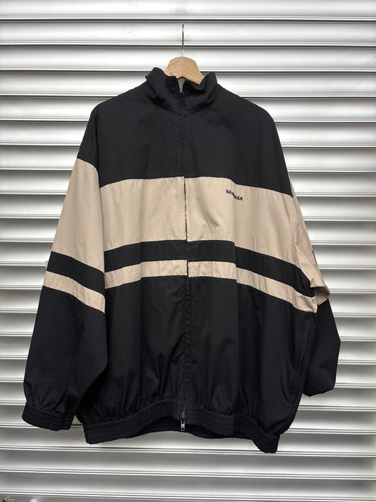 Balenciaga Tan Windbreaker Jacket - XL**