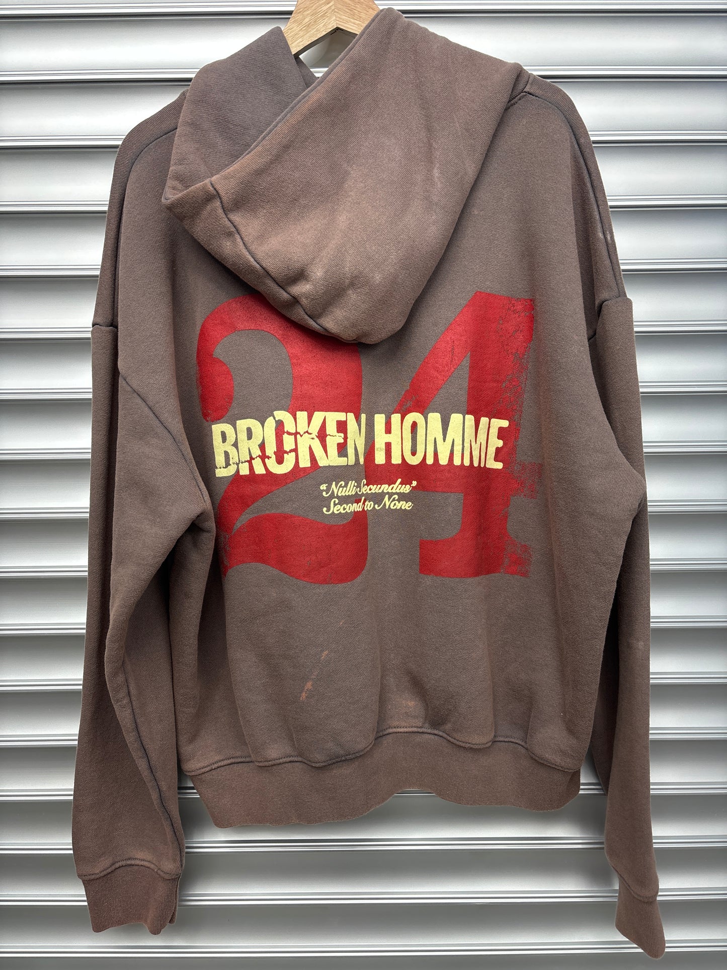 Broken Homme Brown Hoodie - XL