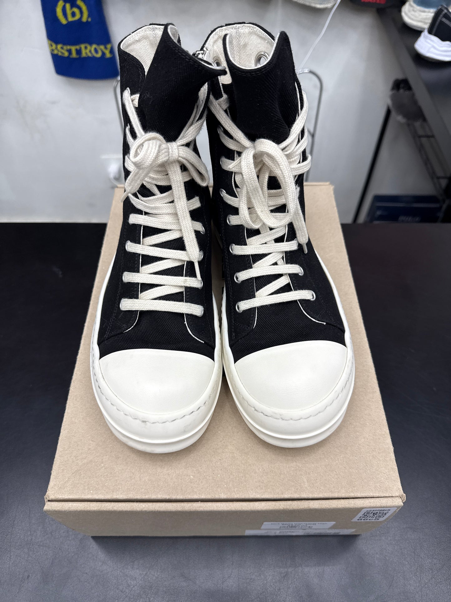 Rick Owen DRKSHDW High Black (U) - 42(9)