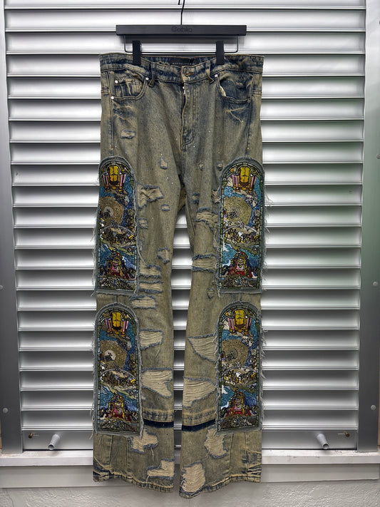 Who Decides War Rhinestone Denim - 34