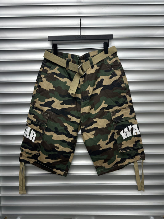 74 Camo Cargo Shorts - M **
