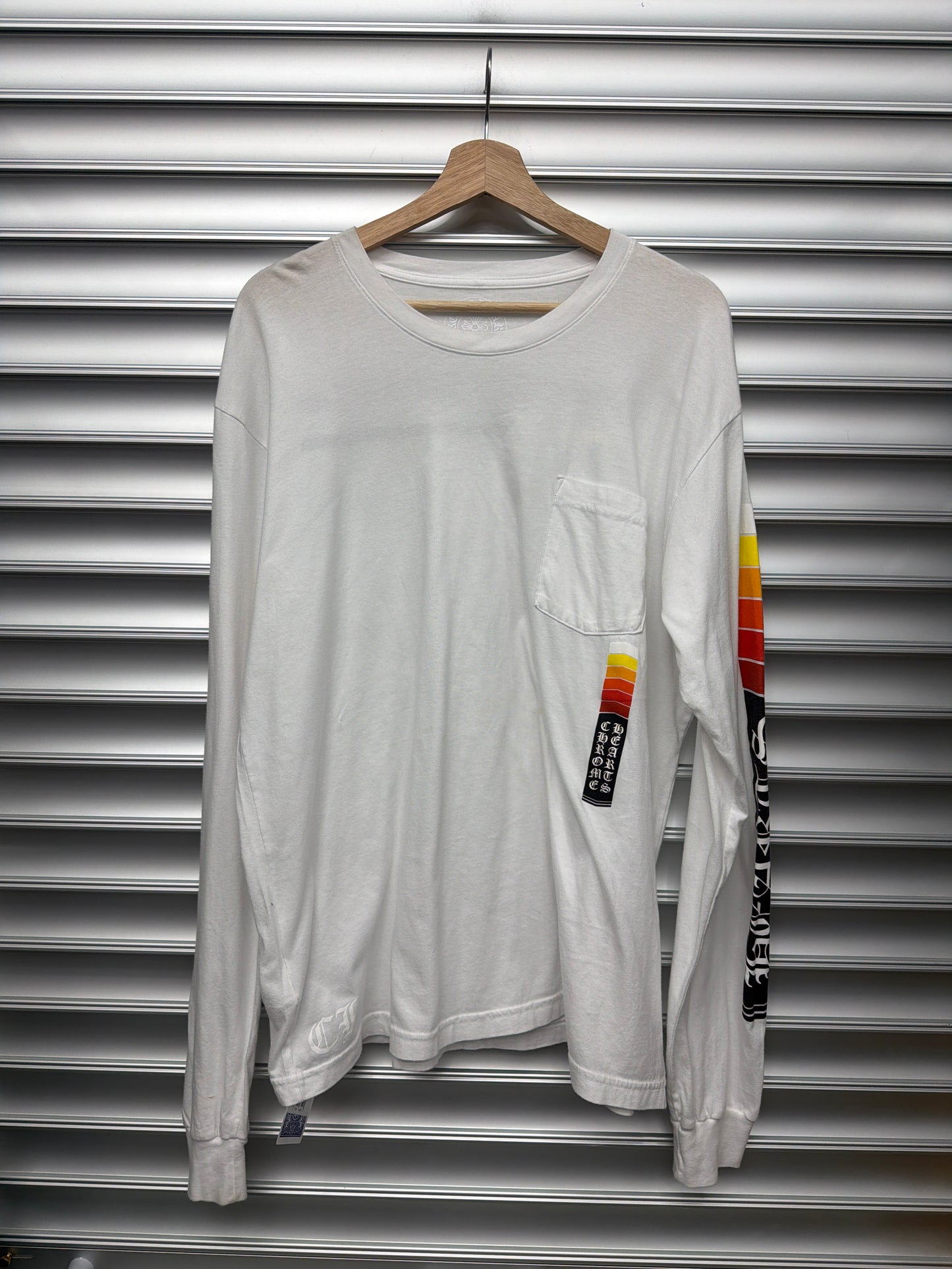 Chrome Hearts White Heat Map Longsleeve - XL