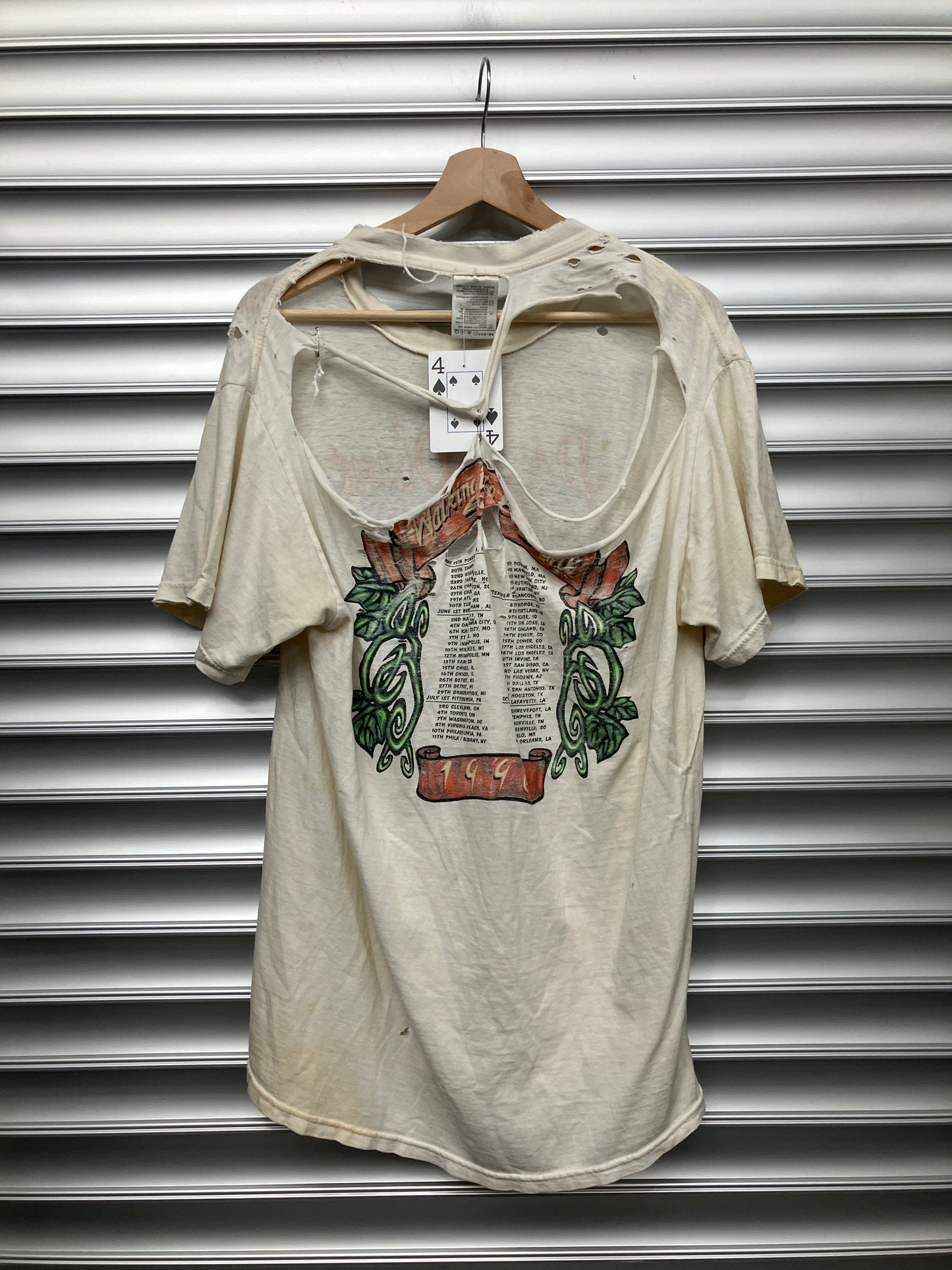 Vintage Page Plant Tee - XL