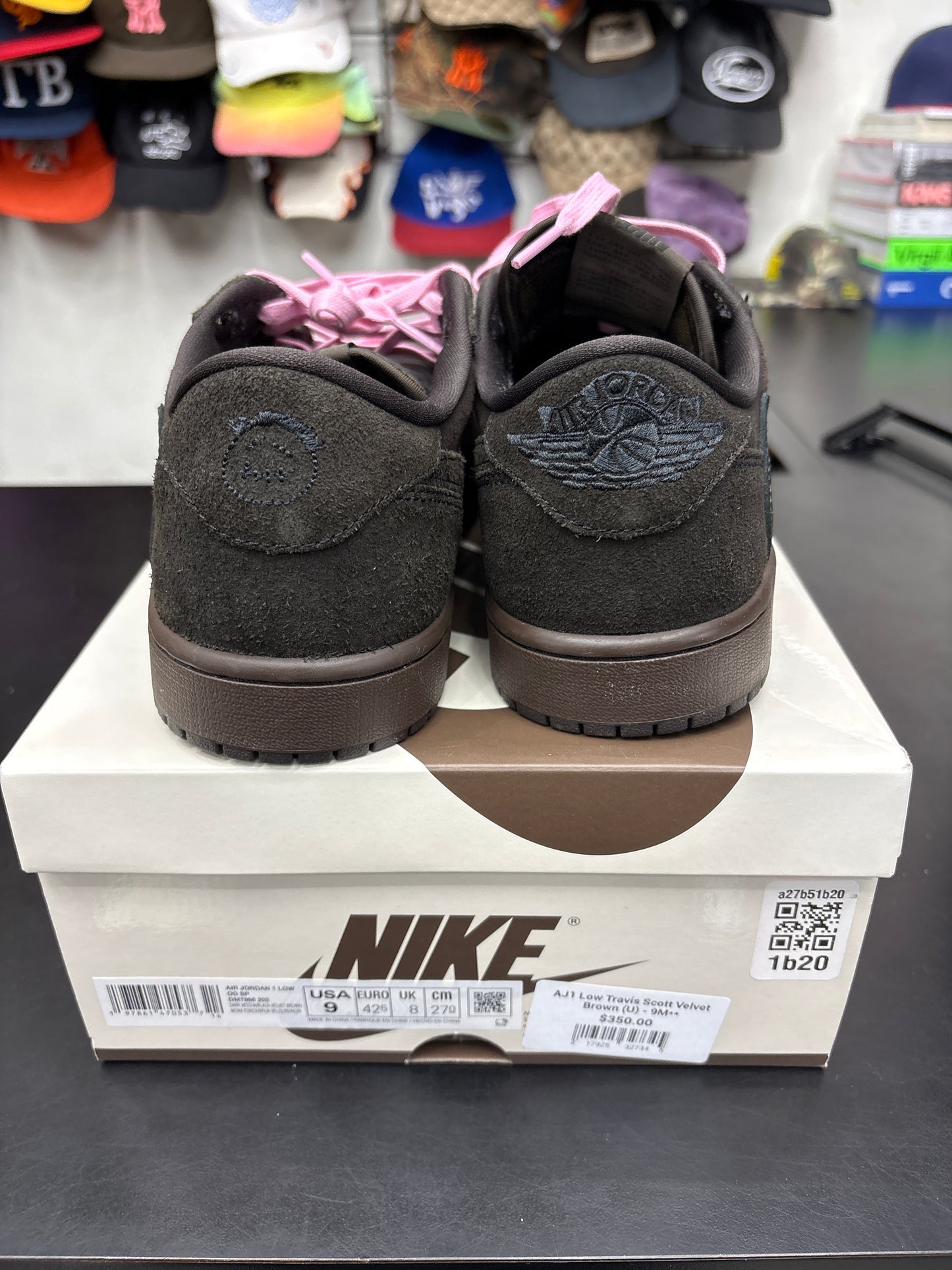 AJ1 Low Travis Scott Velvet Brown (U) - 9M**