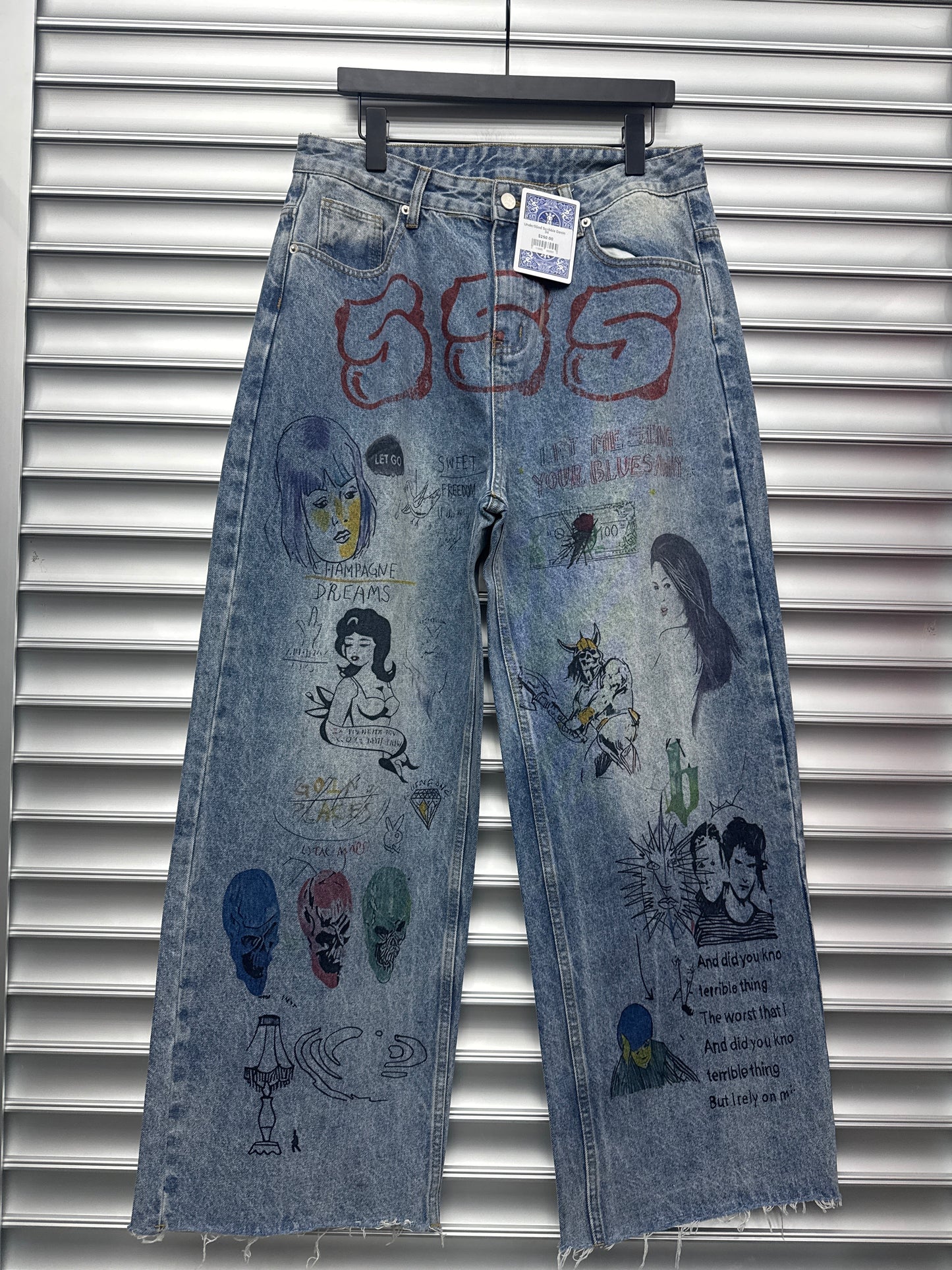 Under5God Scribble Denim - 34