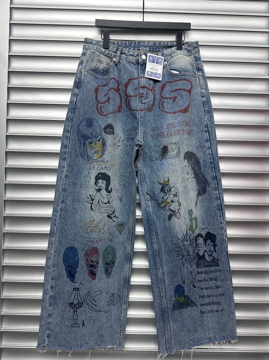 Under5God Scribble Denim - 34