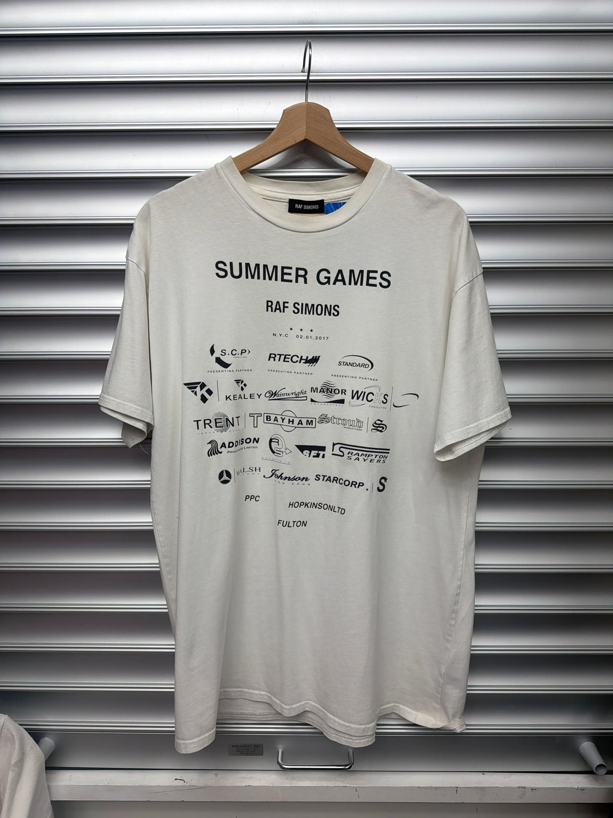Raf Simmons Fonts Tee - S**