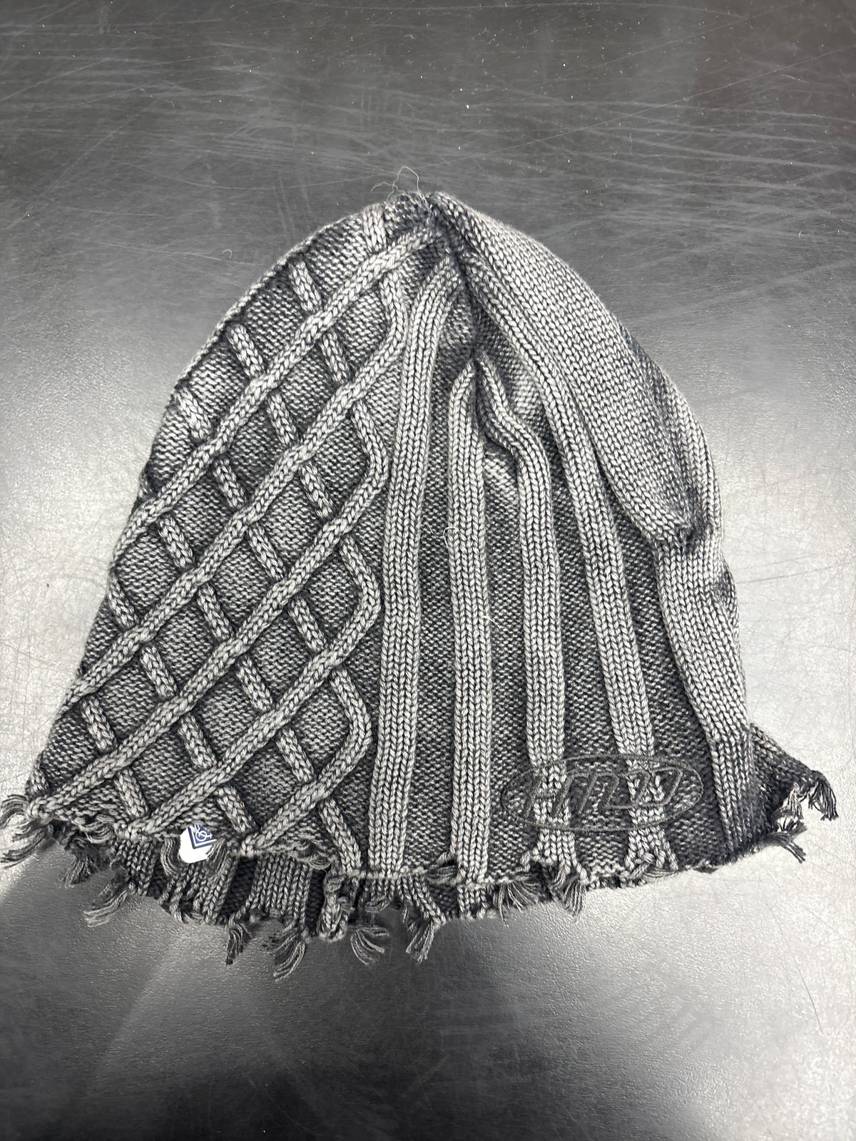 HMDD Black Woven Beanie**