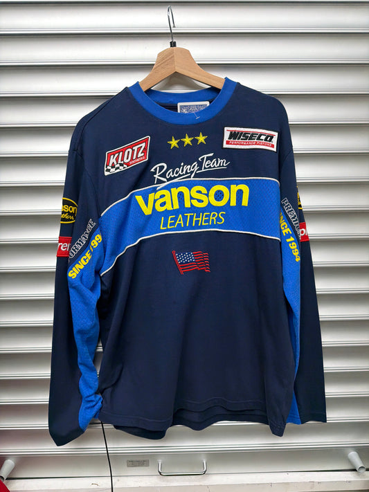 Supreme Vanson Blue L/S - S**