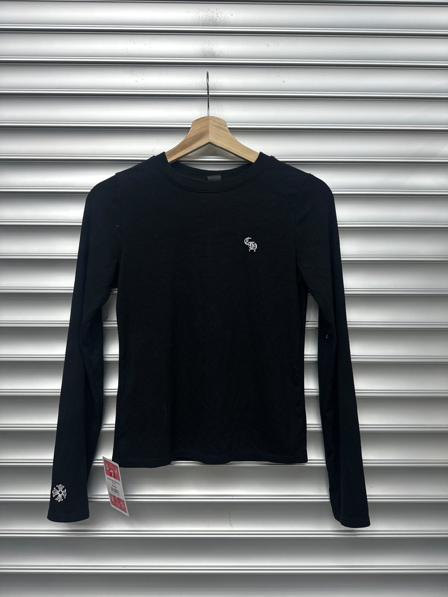 Chrome Hearts Black Crop Top - M