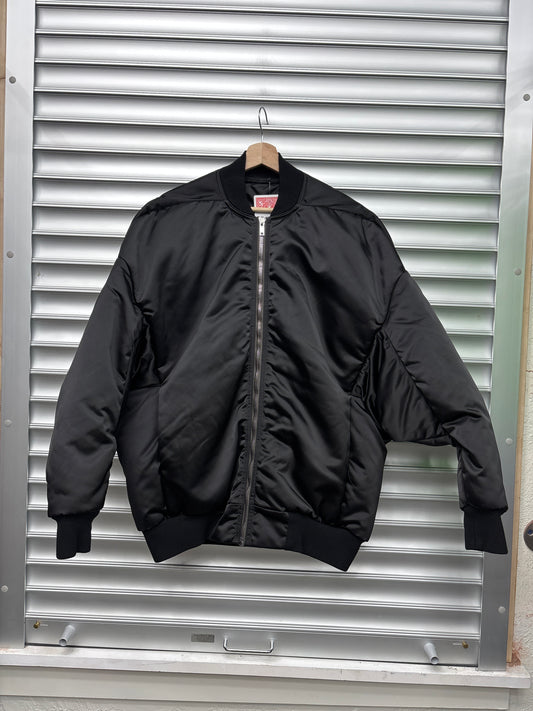 Rick Owens Satin Bomber Jacket - 46
