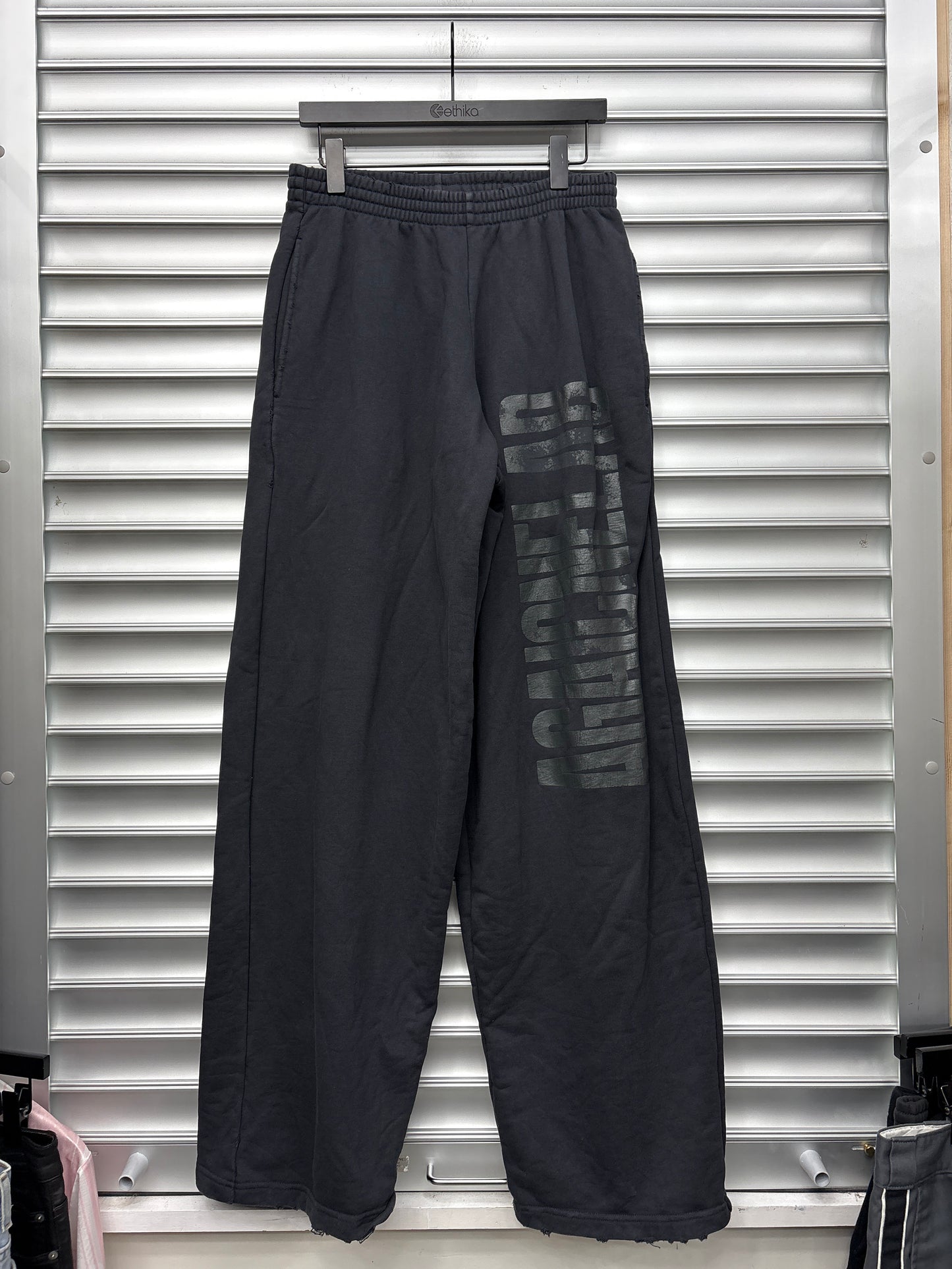 Balenciaga Reverse Spellout Sweatpants - S