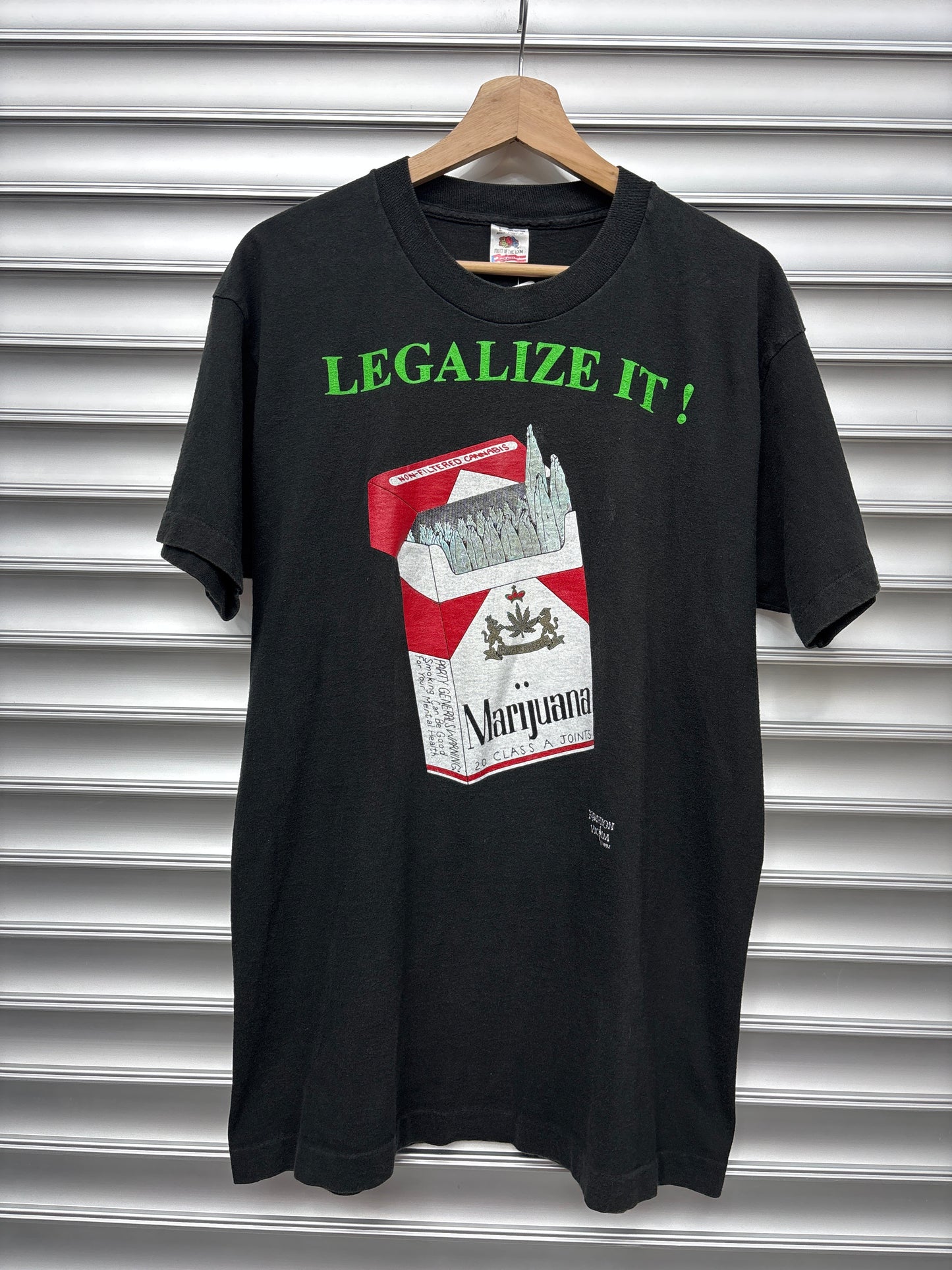 Vintage Legalize It Weed Tee - L