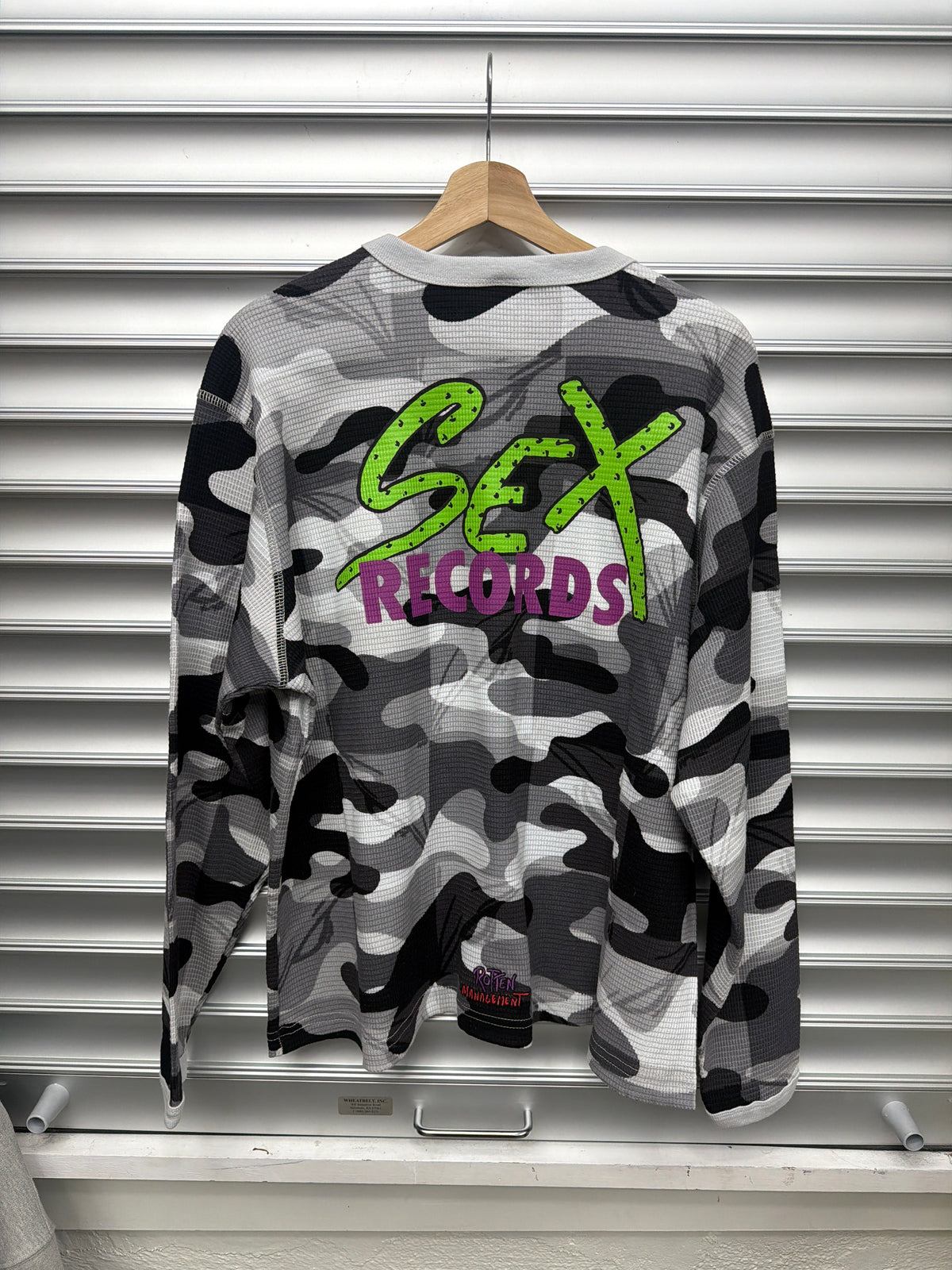 Matty Boy Sex Records Snow Camo Thermal - M**