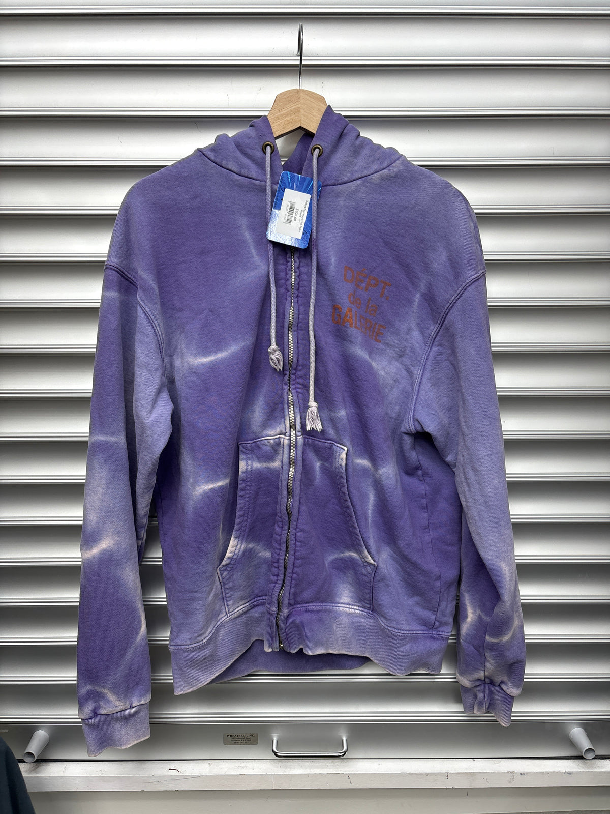Gallery Dept Purple Sun Faded Hoodie - S**