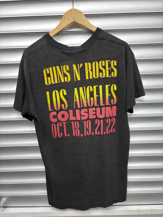 Vintage Guns & Roses Skull Tee - L