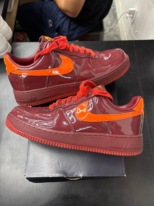 AF1 Patent Dark Team Red (U) - 10.5M **