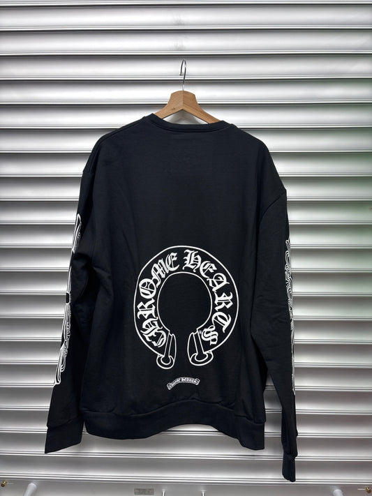 Chrome Hearts Black Crewneck - Large
