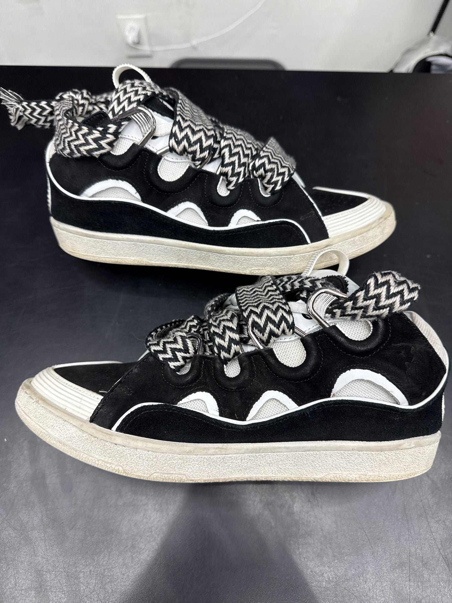 LANVIN Curb White/Black (U) - 46(13) (NB)