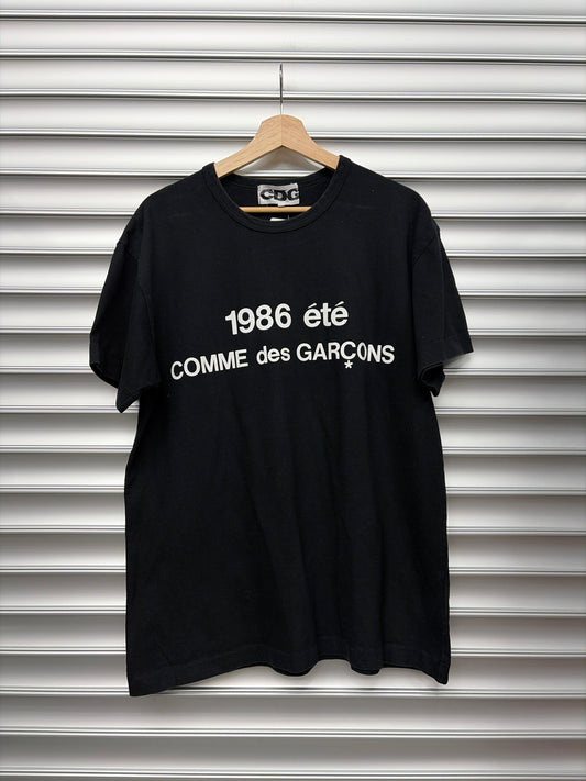 CDG Souvenir Black Tee - XXL