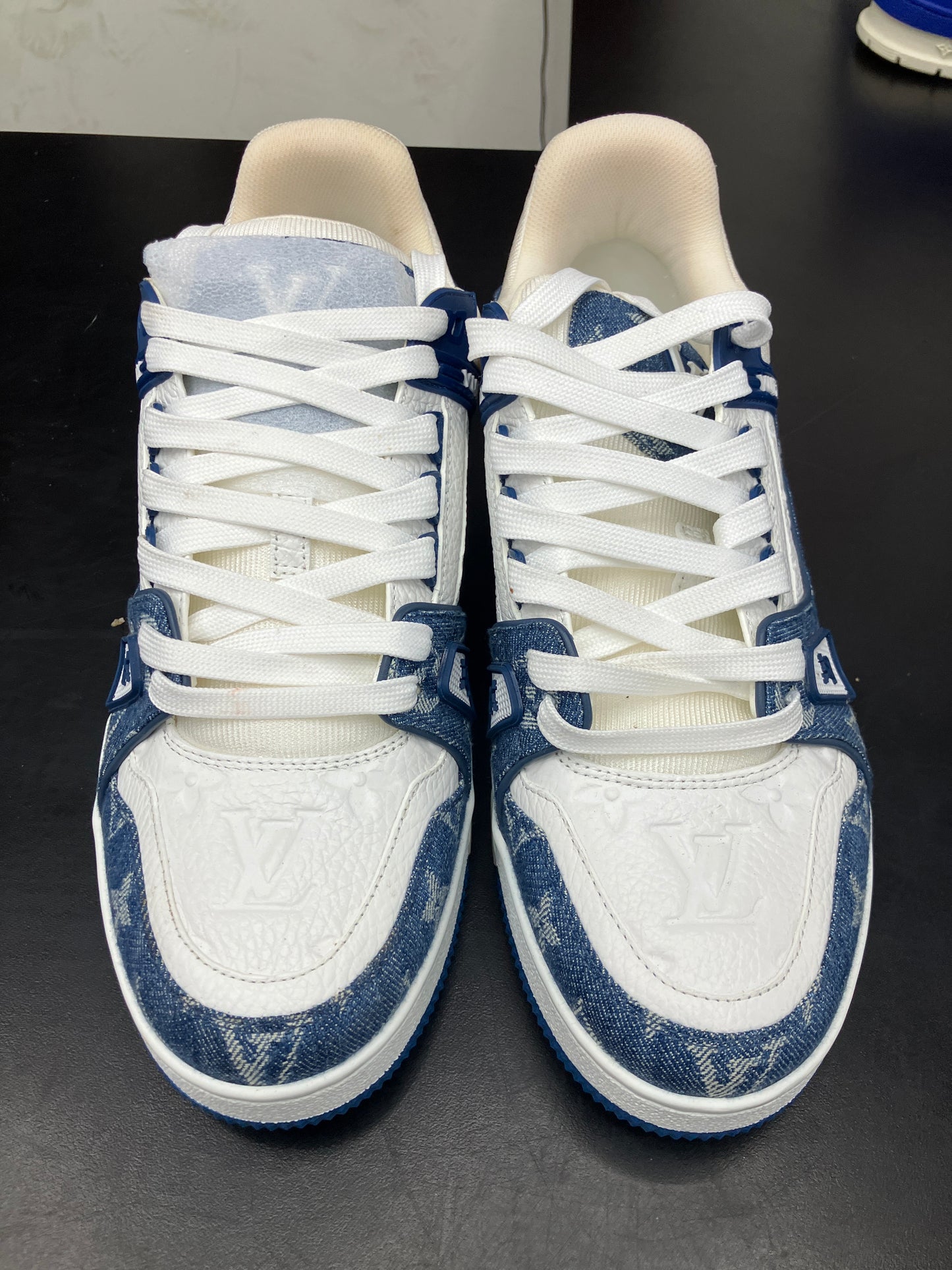 Louis Vuitton Trainer Denim - 9M (NB)