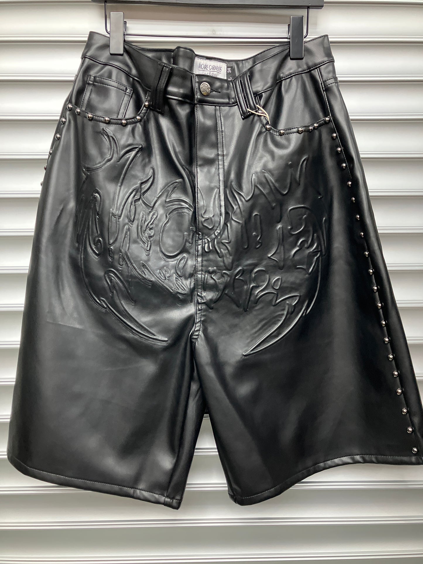 Vicaire Arcane Leather Shorts - 34