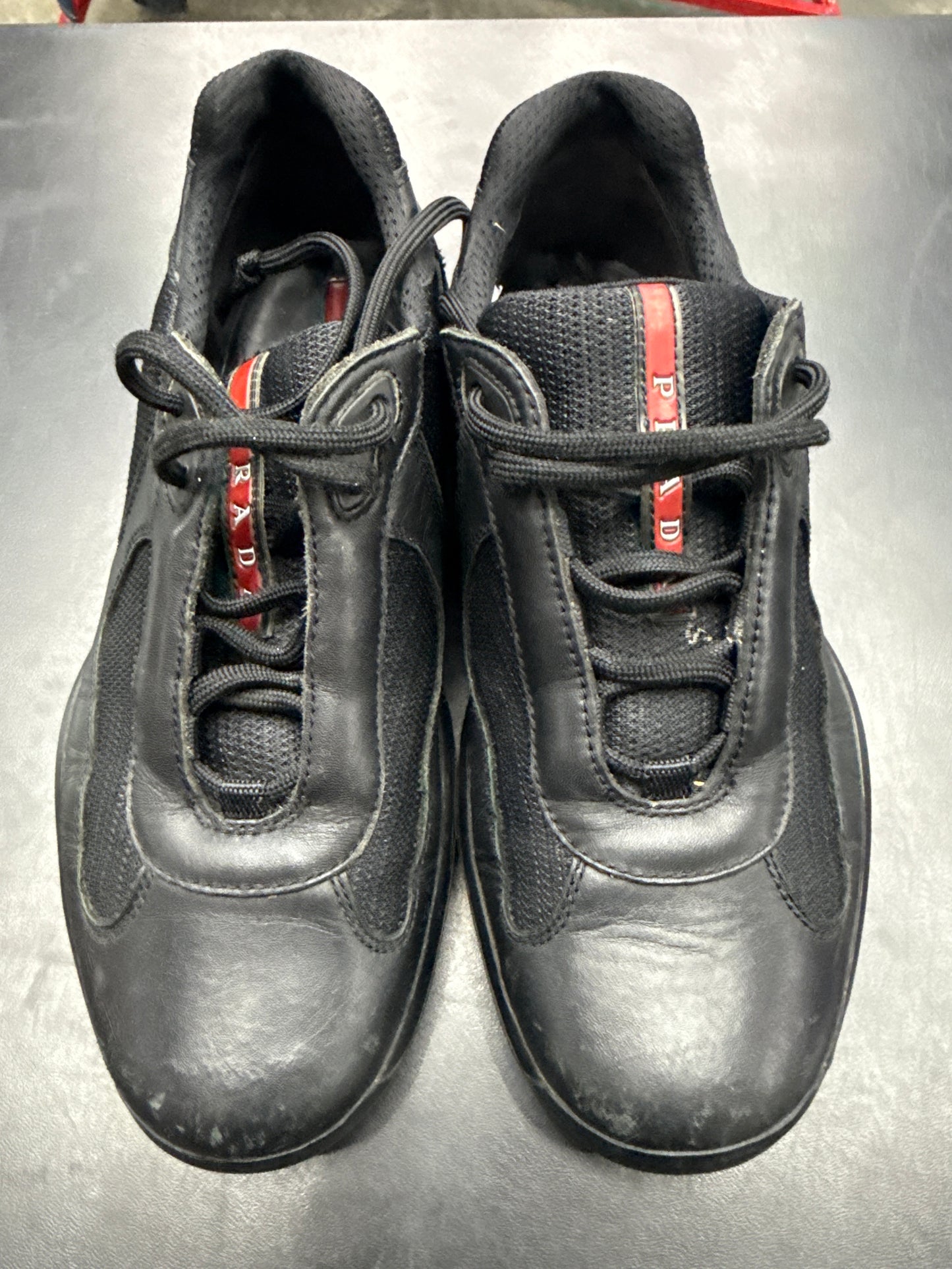Prada American Cup Black Leather (U) - 8M (NB)