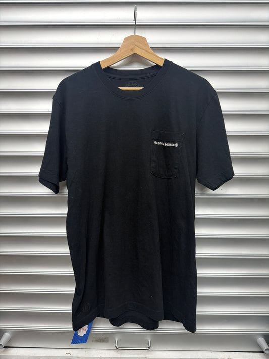 Chrome Hearts Cross Spine Black Tee - L