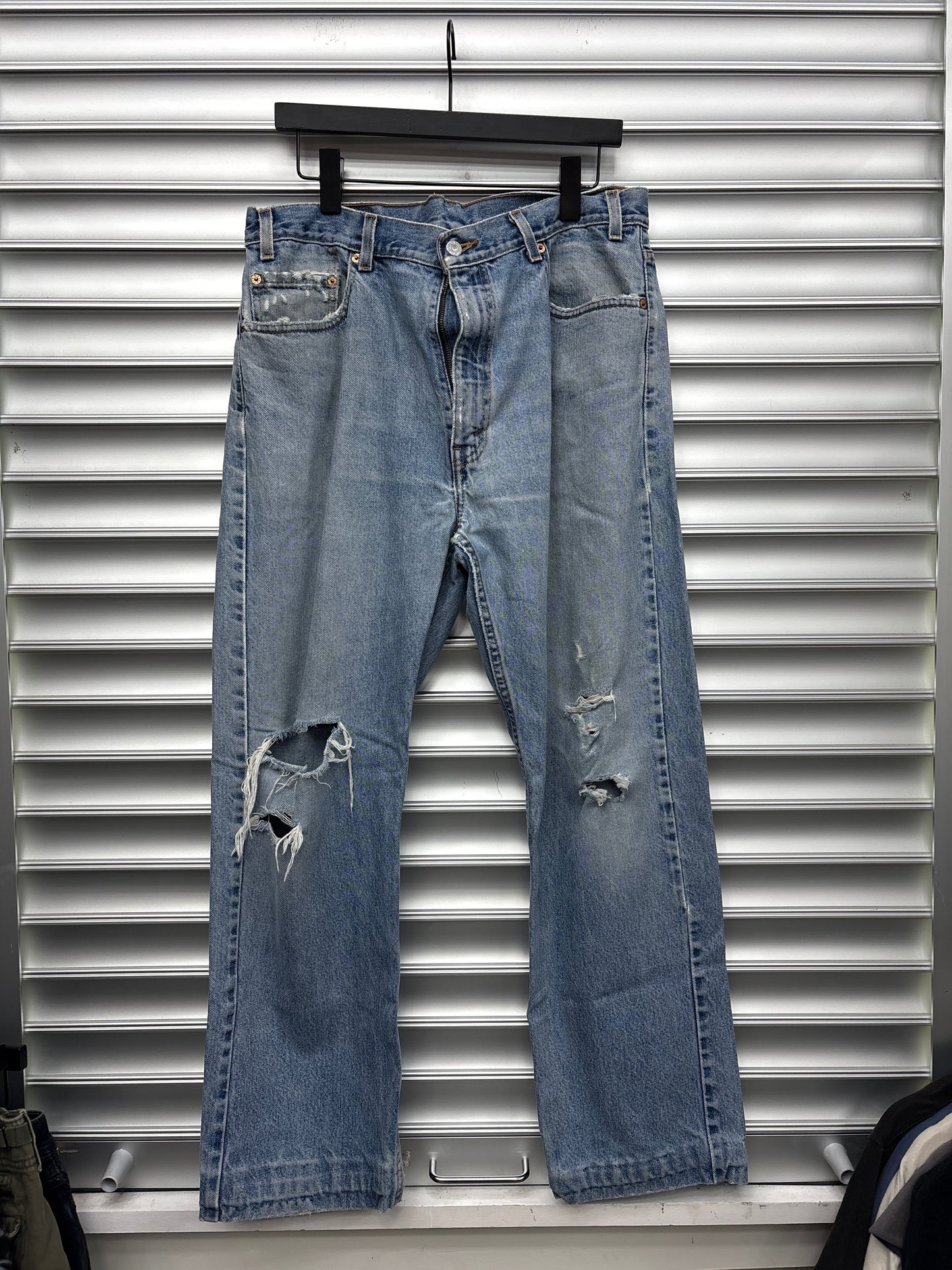 Vintage Distressed Levis Denim - 34**