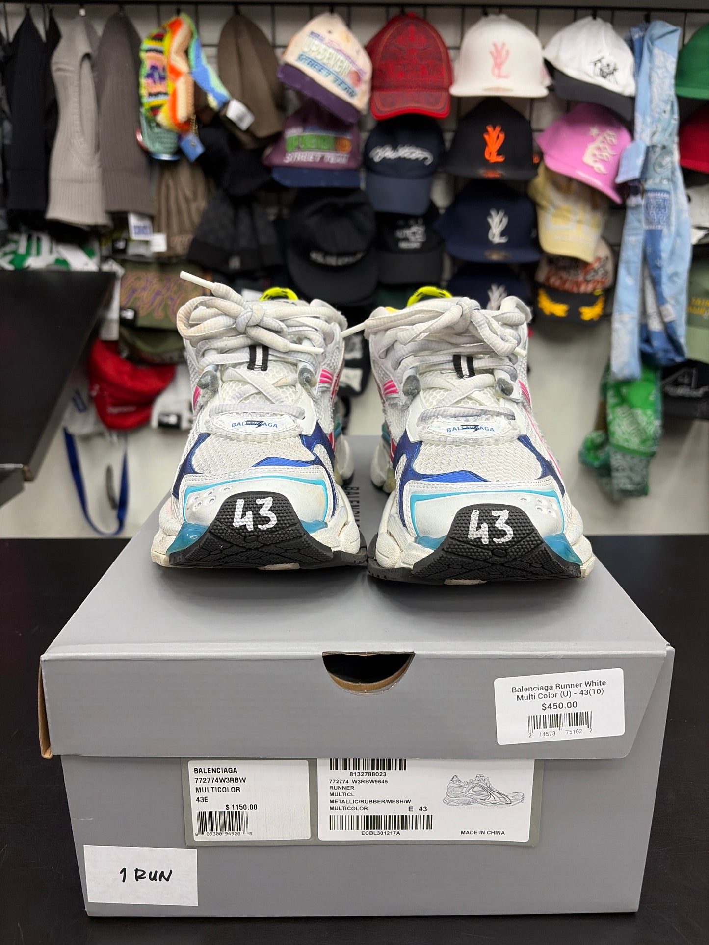 Balenciaga Runner White Multi Color (U) - 43(10)