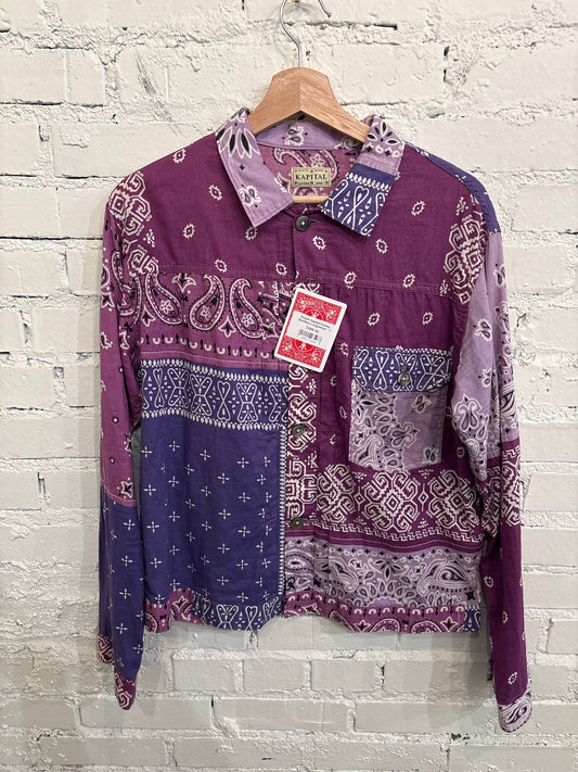 Purple Kapital Paisley Bandana Longsleeve - 3