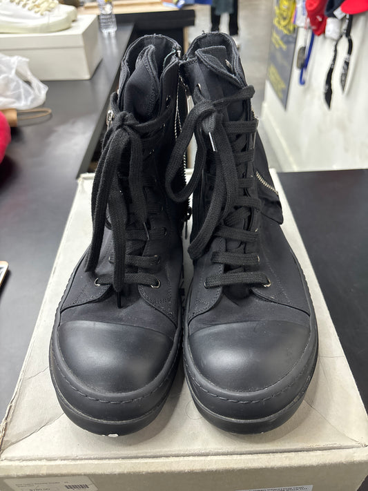 Rick Owen DRKSHDW High Cargo Pocket Triple Black (U) - 40(7)