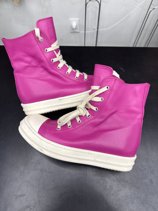 Rick Owen High Top Pink (U) - 38 (NB)