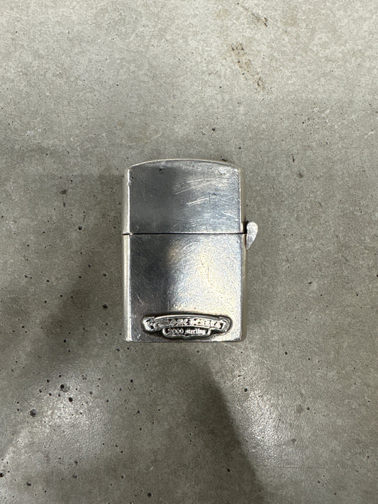 Chrome Hearts Silver Zippo Lighter **