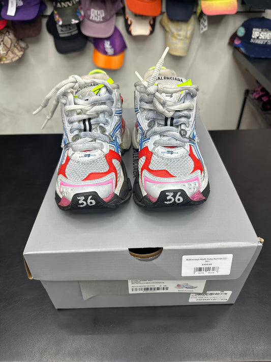 Balenciaga Multi Color Runner (U) - 36**