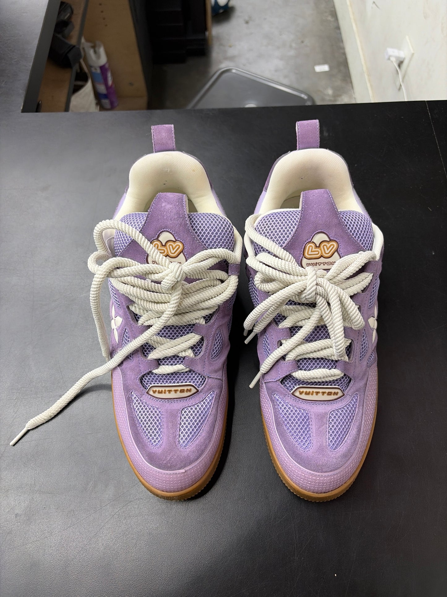 Louis Vuitton SK8 Purple Suede (U) - 13M (NB)