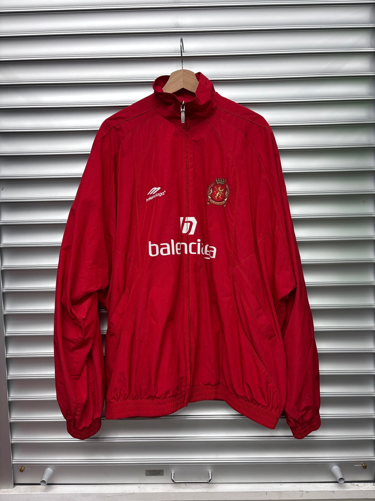 Balenciaga Red Soccer Track Jacket - 46