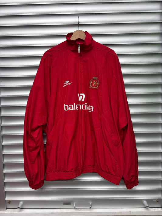 Balenciaga Red Soccer Track Jacket - 46