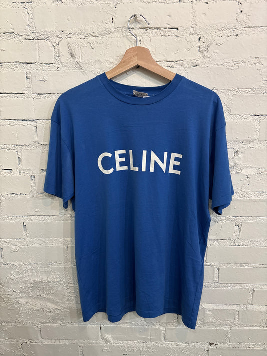 Blue Celine Tee - L