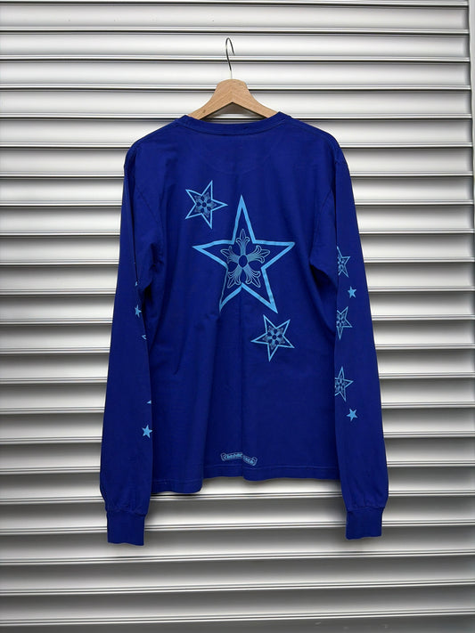Chrome Hearts Blue Star Long Sleeve - L