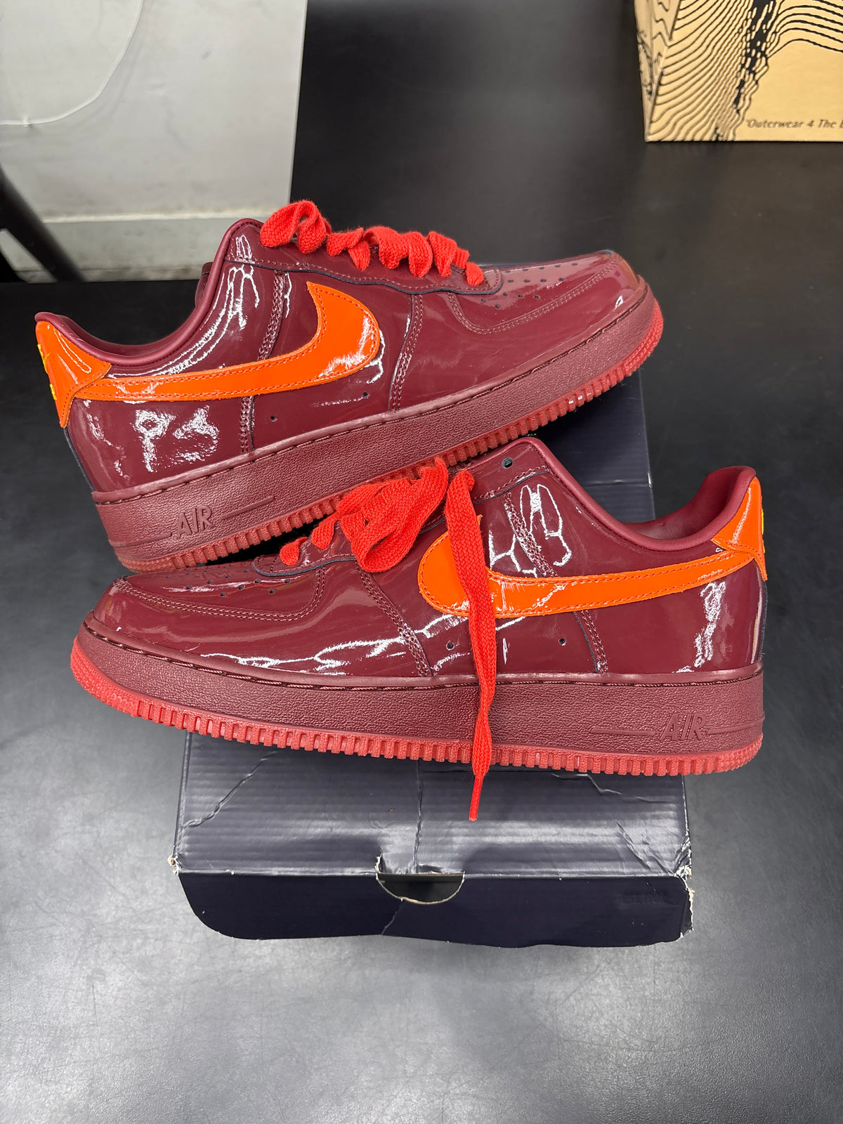 AF1 Patent Dark Team Red (U) - 9M**