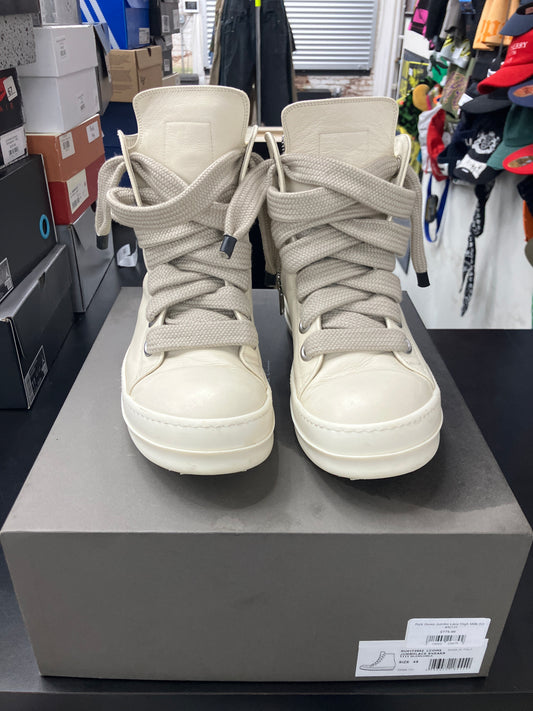 Rick Owen Jumbo Lace High Milk (U) - 45(12)
