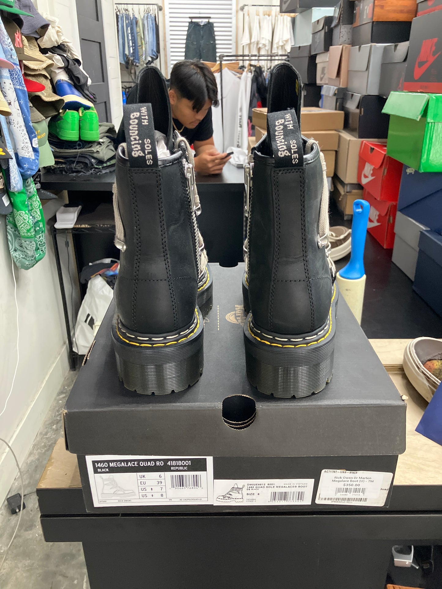 Rick Owen Dr Marten Megalace Boot (U) - 7M