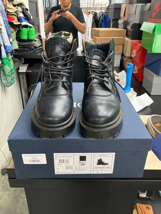 Dior Oblique Black Boot (U) - 45(12)