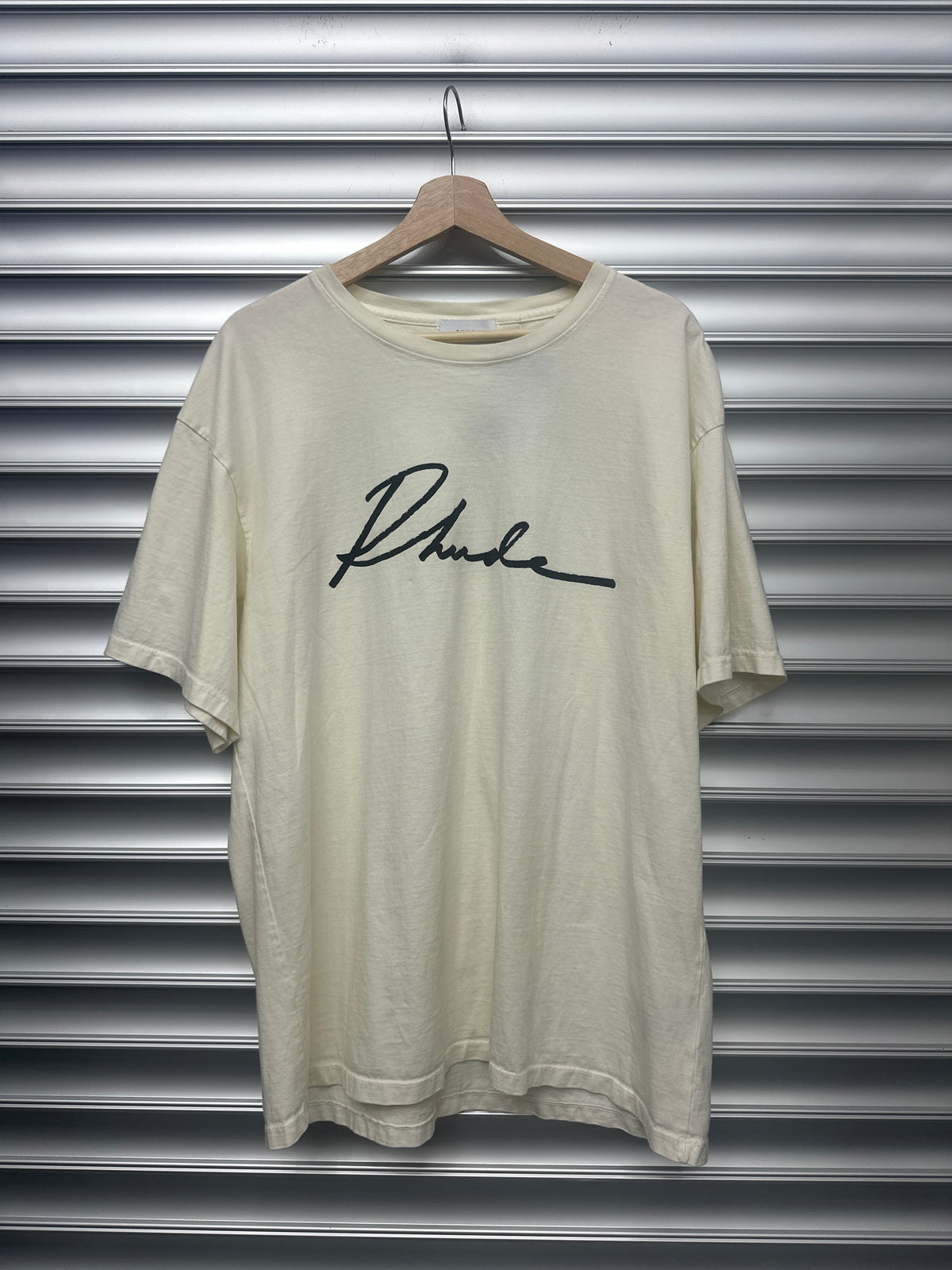 Rhude Signature Logo Tee - L **
