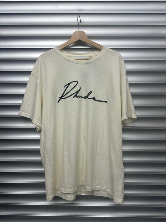 Rhude Signature Logo Tee - L **